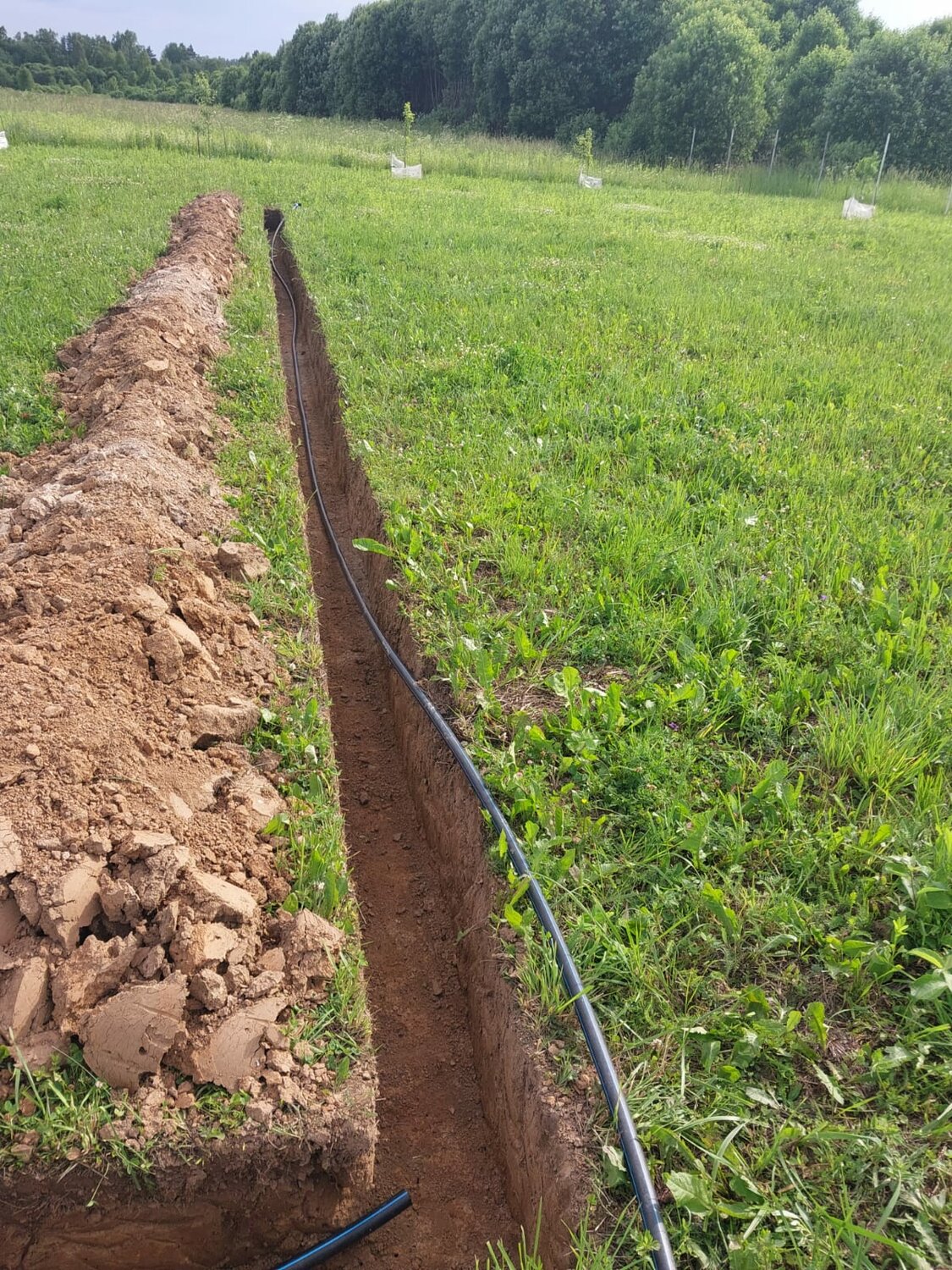 Прокладка вводных кабелей для вашего участка